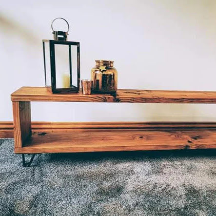 A Rustic Low-Level Side Table