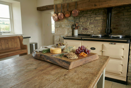 Live Edge European Oak Butcher’s Block Slab