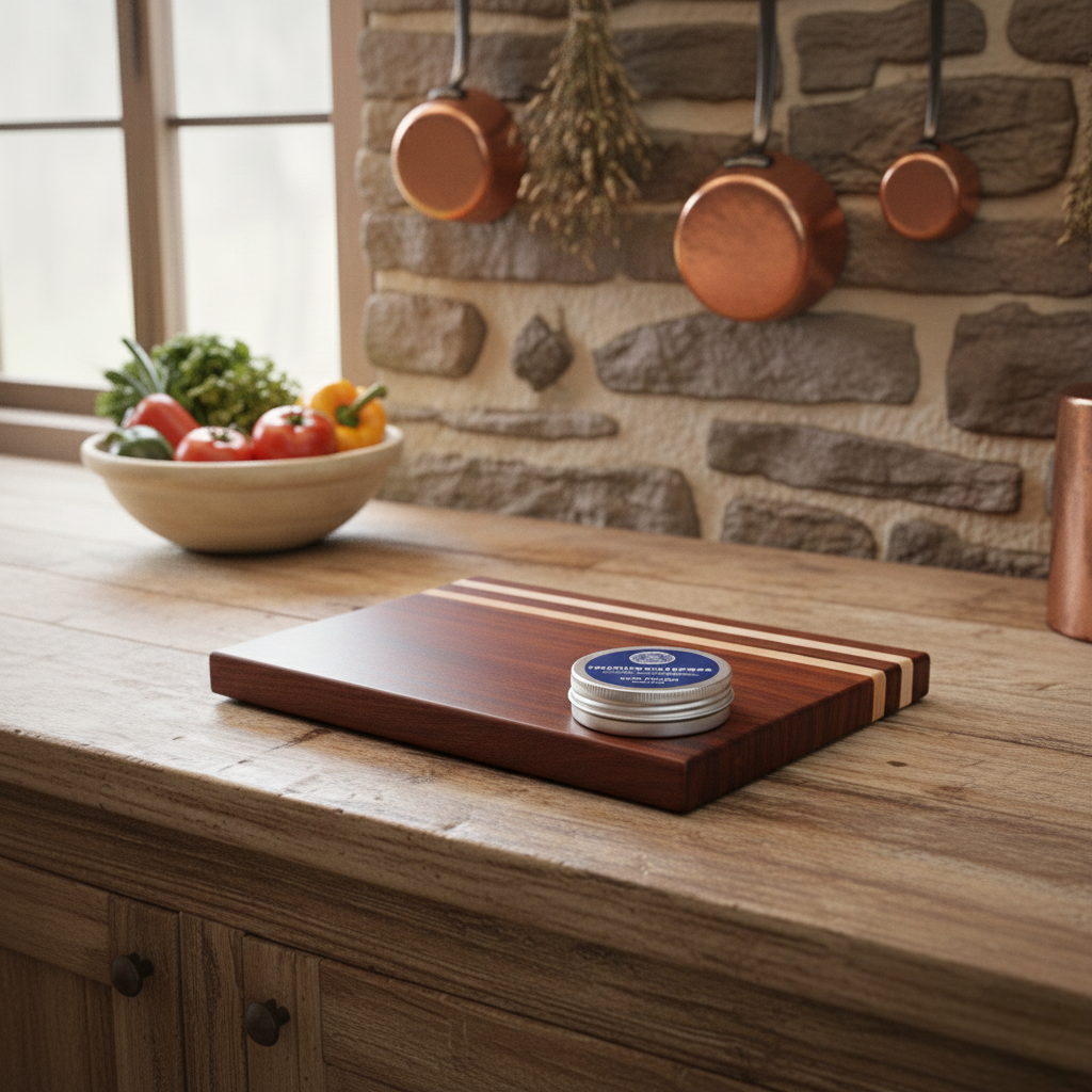 Mixed Hardwood Cutting Board | Narrow Stripes