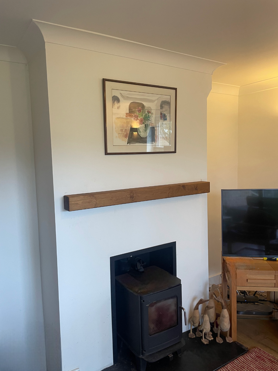 Solid Wood Mantle | 100mm x 100mm