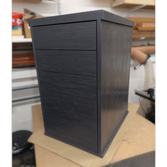 Ash Drawer Unit with Moonlight Finish