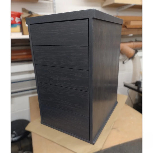 Ash Drawer Unit with Moonlight Finish