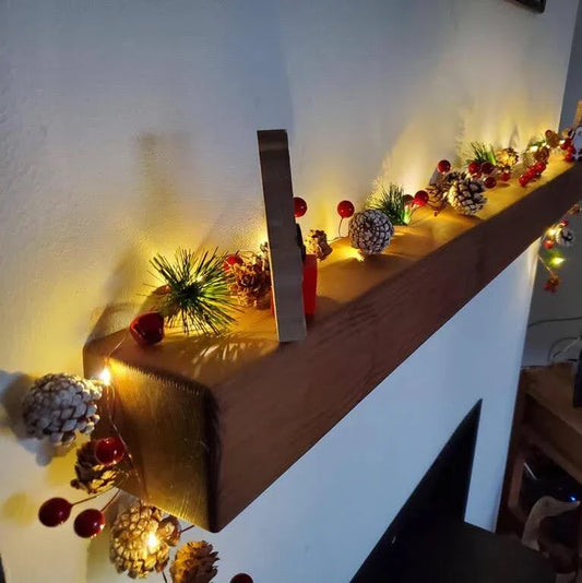 Contemporary Mantle Beam — A Finishing Touch in Time for Christmas