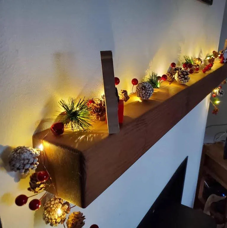 Contemporary Mantle Beam — A Finishing Touch in Time for Christmas
