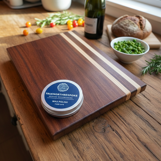 Mixed Hardwood Cutting Board | Narrow Stripes
