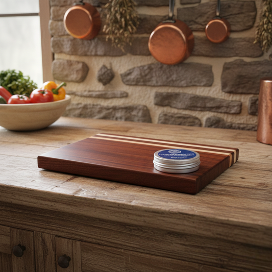 Mixed Hardwood Cutting Board | Narrow Stripes