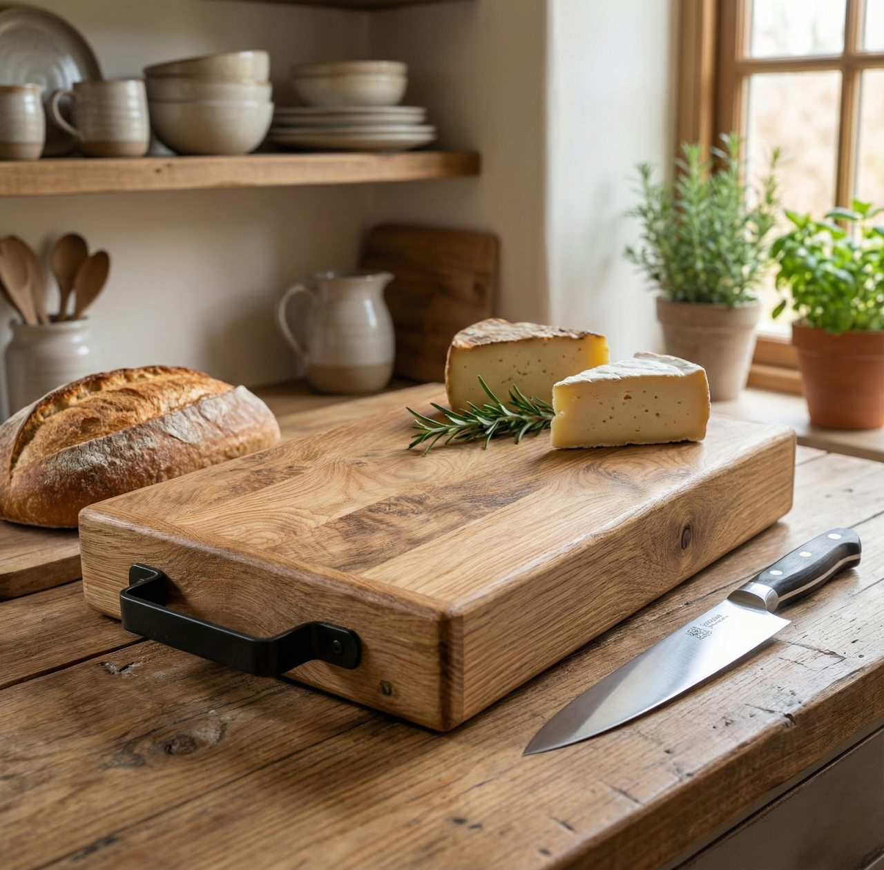 Chunky Oak Serving Board