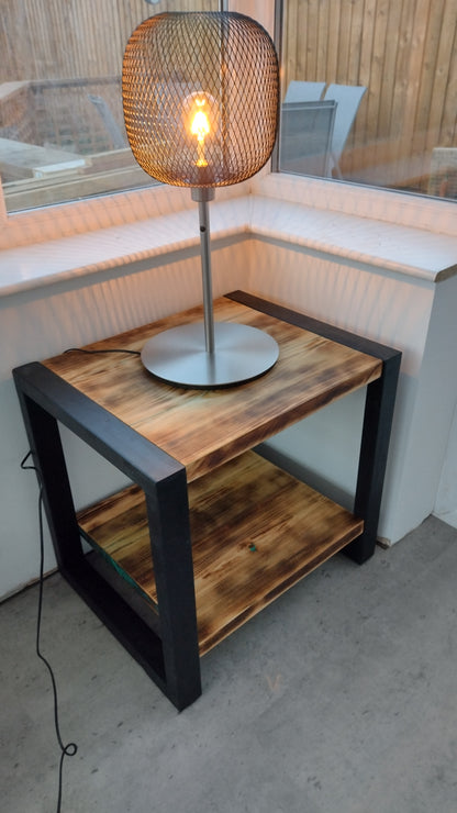 Industrial Effect Side Table | Made to Order