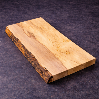 Live Edge Spalted Beech Butcher’s Block Slab