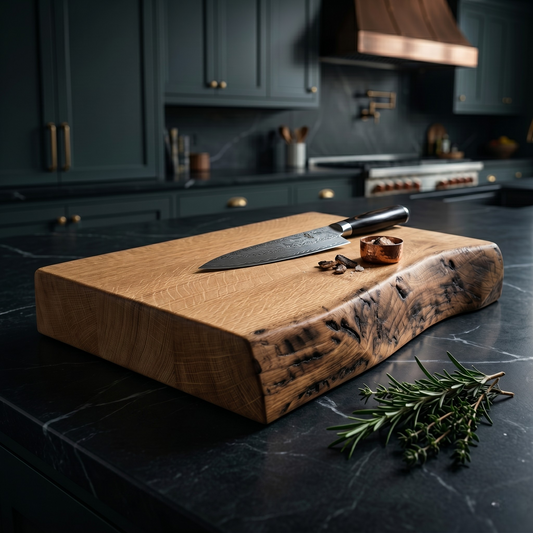 Live Edge Oak Chopping Board – Signature