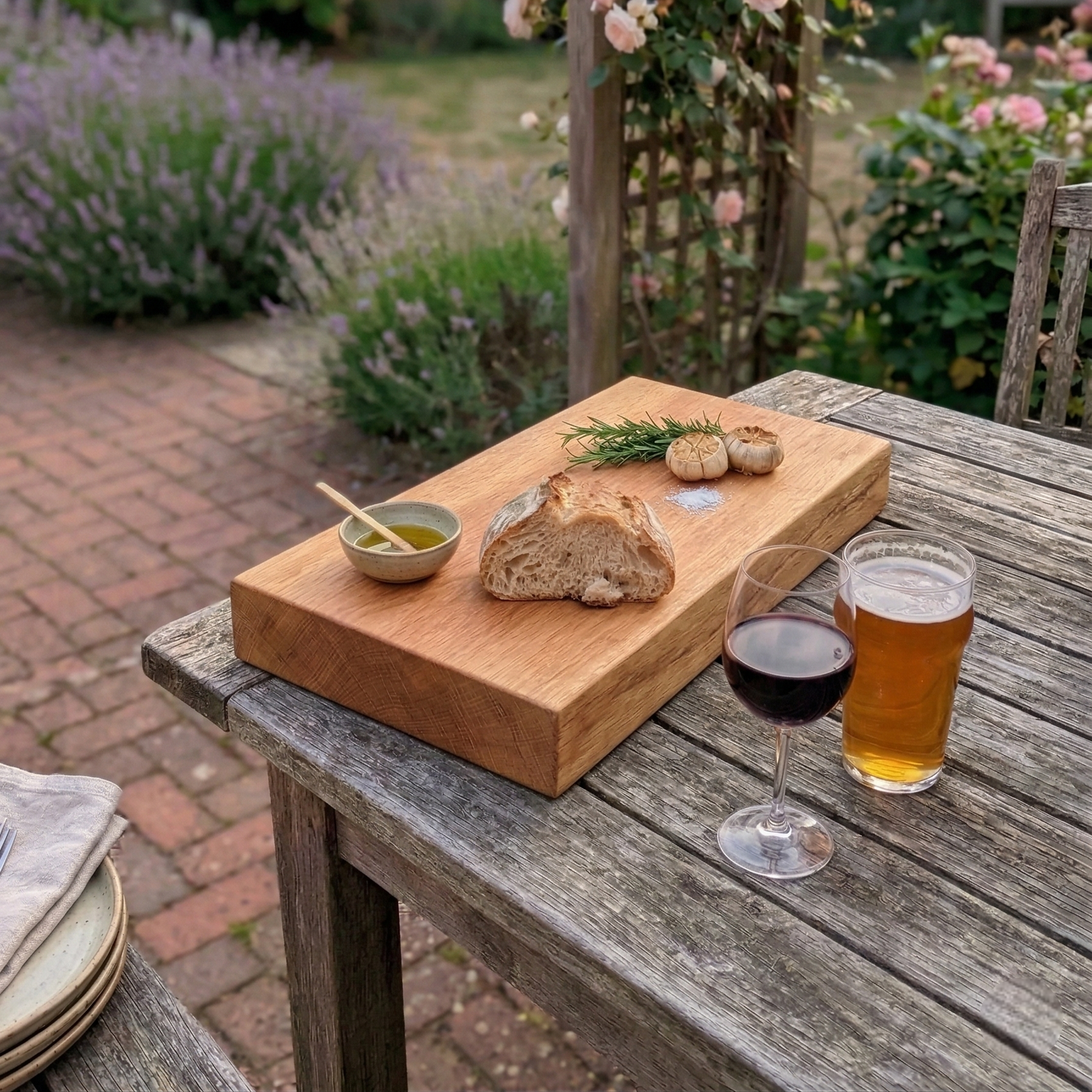 Modern Oak Chopping Board – Signature