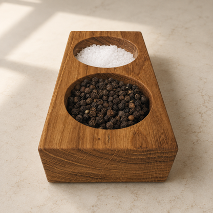 Solid Oak Pinch Pots