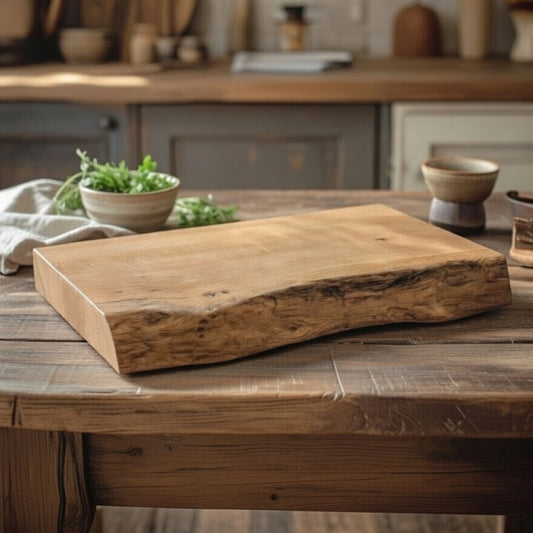 Live Edge Oak Butcher’s Block - Home Chef