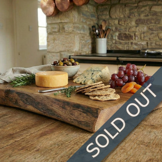 Live Edge European Oak Butcher’s Block Slab