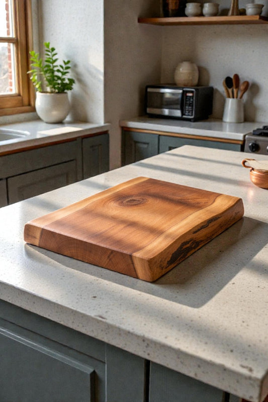 Live Edge European Oak Butcher’s Block Slab